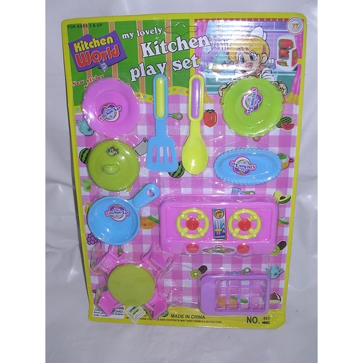 [JJ4005] SET DE COCINA E/BLISTER /20 medio