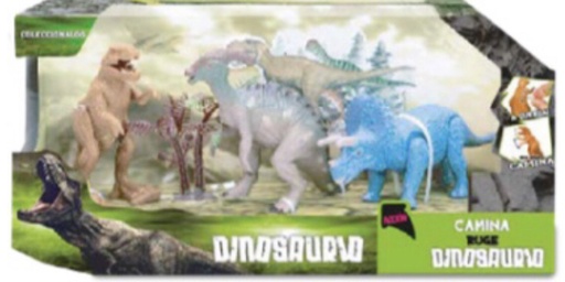 [RS002-1/2] SET DE DINOSAURIOS CHICOS T-REX (7095)