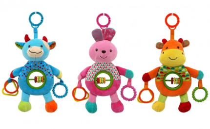 [58883] SONAJERO ABACO 11" 3 ANIMALES