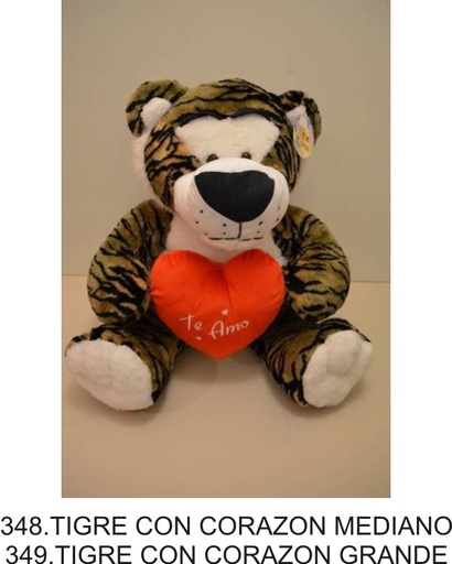 [349D] TIGRE CON CORAZON GDE.