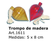 [F1611] TROMPO DE MADERA