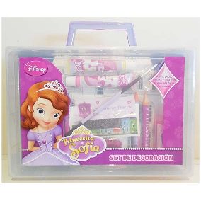 [J732] VALIJA SET DECO PRINCESA SOFIA