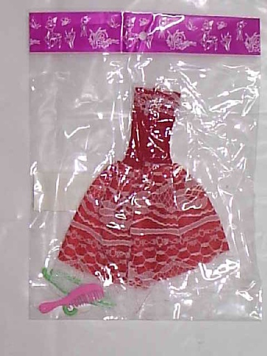[14693] VESTIDO P/MUñECA 16CM E/BOLSA/28MED