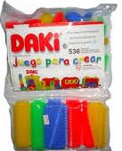 [DA536] X88 PIEZAS CON RECTáNGULOS GRANDES