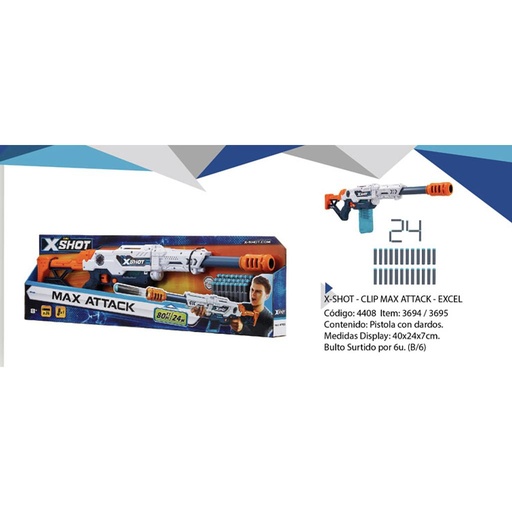 [3694/3695] x-shot clip max attack-excel