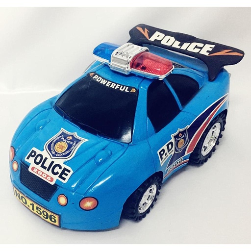 [JJ4062] AUTO POLICIA E/BOLSA, rueda libre, 20x12cm /16 abajo 