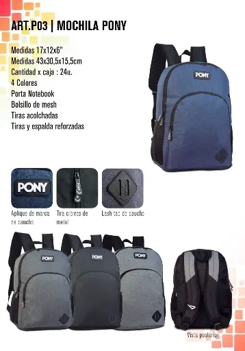 [P03] Mochila Pony