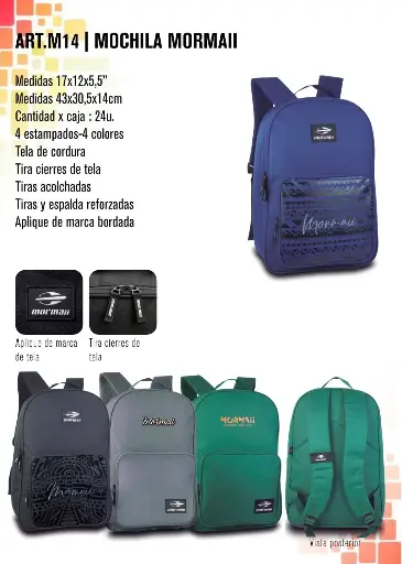 [M14] Mochila Mormaii