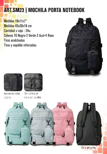 [SM23] Mochila porta notebook