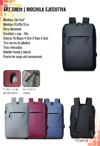 [SM28] Mochila ejecutiva
