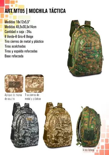 [MT05] Mochila tactica