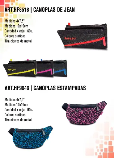 [HF9646] Canoplas estampadas
