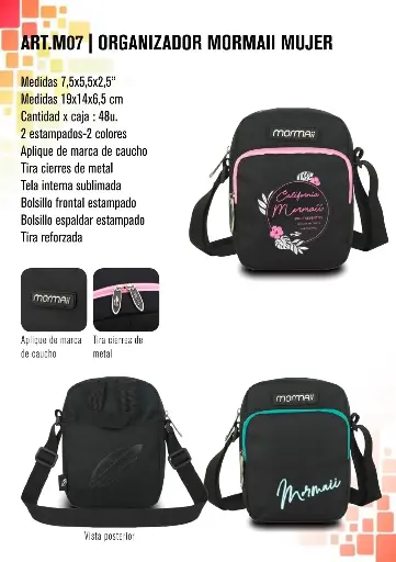 [M07] Bandolera organizador Mormaii mujer
